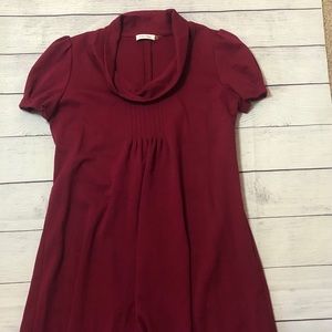 Calvin Klein Red Sheath Dress Size 14